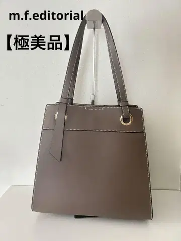 [ m.f.editiorial ] 숄더백 토트 브라운 컨디션 최상