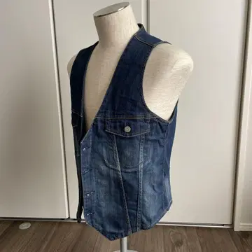 Zara man 빈티지 데님 베스트 청바지 베스트