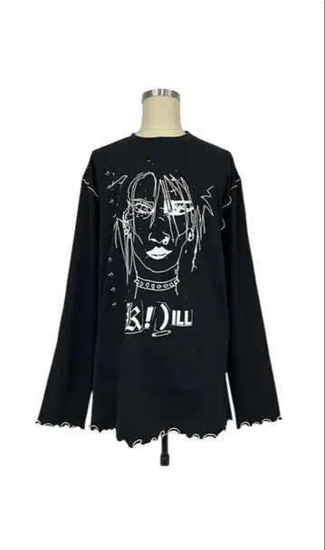 KIDILL PUNK GIRL RIB KNIT 티셔츠 키딜