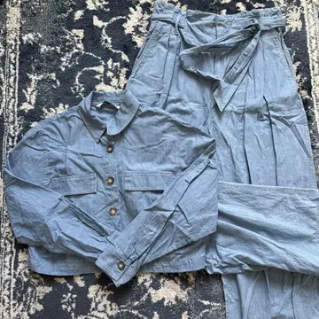 ZARA 셋업 숏 기장 벨트 포함