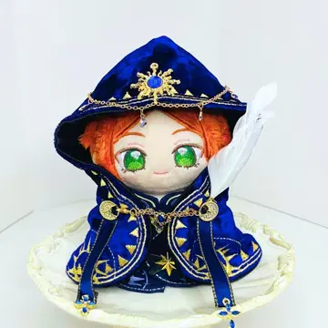 10~12cm 인형 옷 별자리 의상 세트 파랑 봉제인형 옷 갈아입히기 옷