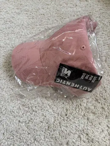 미사용 새상품 캡 AUTHENTIC 택 포함 핑크