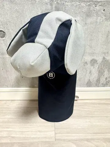 브리핑 도기 드라이버용 골프헤드커버 네이비/실버