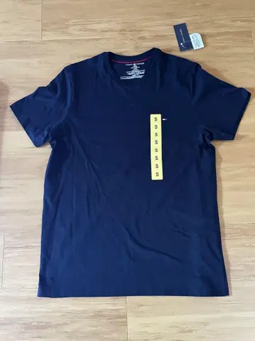 새상품 TOMMY HILFIGER 티셔츠 남성용 US=S 네이비