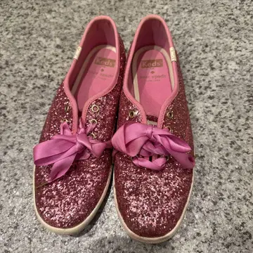 Keds 글리터 핑크 스니커즈 케이트 스페이드