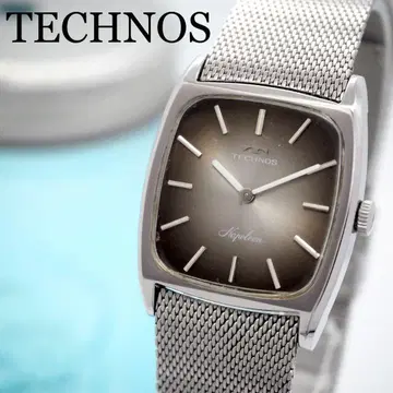 110 TECHNOS 시계 수동 와인딩 나폴레옹 그라데이션 1970년