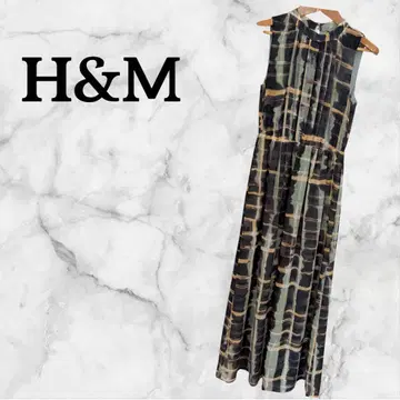 [ H&M ] 패턴 맥시 원피스 여름 파티 데이트 화려하고 예쁜