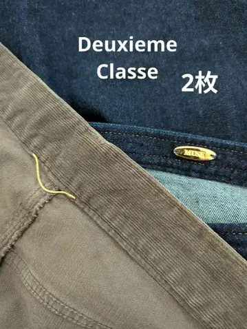 Deuxieme Classe 코듀로이 & 데님 스커트 2장 세트 38