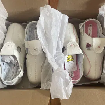 천사 간호사 신발 클로즈드 2WAY 에어 신발 2족 세트 24.5cm
