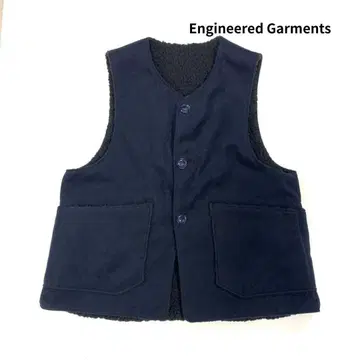 Engineered Garments 보아 오버 베스트 리버시블 L