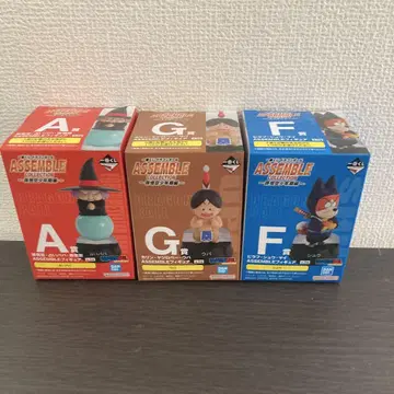 드래곤볼 제일복권 ASSEMBLE COLLECTION 피규어 3종