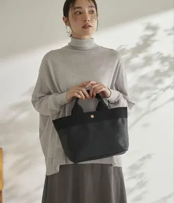 탑카피 블레스 리플 네오 가죽 미니 토트백