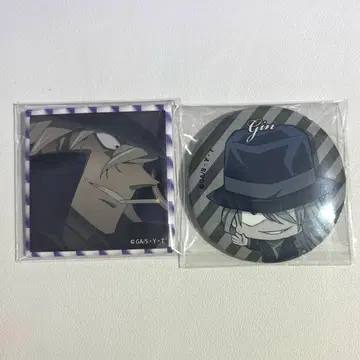 명탐정 코난 진 캔뱃지 2개 세트