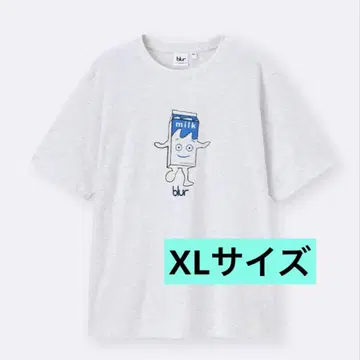 blur 밀크팩 캐릭터 T셔츠 XL 사이즈 GU 미착용 새상품
