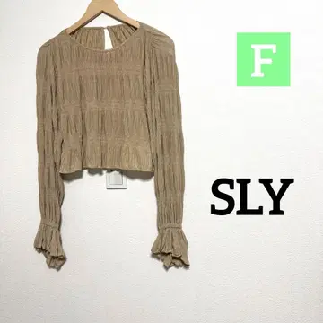 SLY 여성용 플리츠 보더 상의