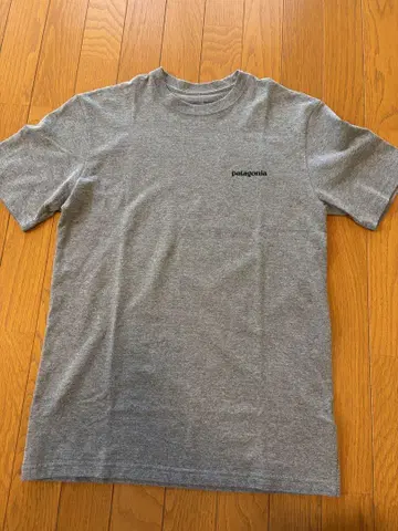 patagonia 그레이 반팔 티셔츠