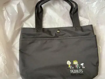PEANUTS 그레이 토트백 시마무라 스누피 새상품