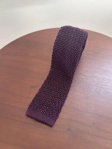 BEAUTY&YOUTH 퍼플 니트 넥타이