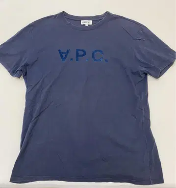 A.P.C. 네이비 티셔츠