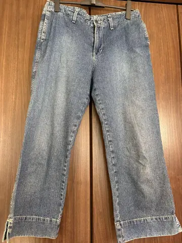 LUCKY BRAND 스트레이트 데님 블루 (무릎 아래 기장)