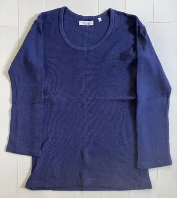 할리우드 랜치 마켓 와플 티셔츠 긴팔 티셔츠 네이비 3 L