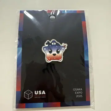 오사카 엑스포 미국 파빌리온 usa 핀 배지