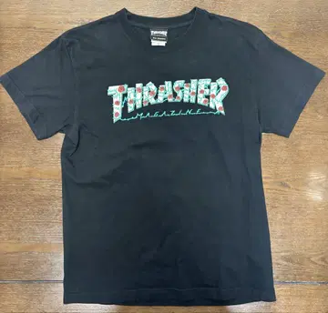 THRASHER 블랙 티셔츠