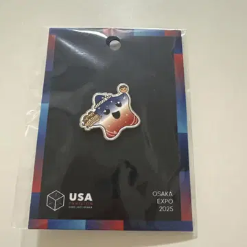 오사카 엑스포 미국 파빌리온 usa 핀 배지