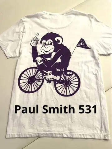 Paul Smith 폴스미스 원숭이 몽키 반팔 백 프린트 531 M