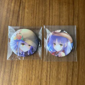 Angel Beats! 엔젤 비츠 타치바나 카나데 캔뱃지 2개 세트