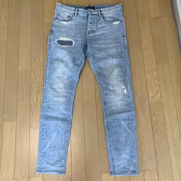 PURPLE BRAND 데미지 데님 P001