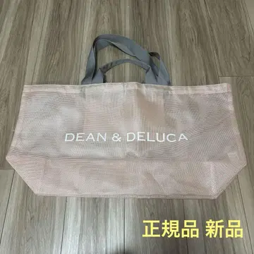 [정품] DEAN&DELUCA 스모크핑크 메쉬 토트 빅 사이즈