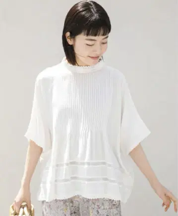 레이스 모달 블라우스 kagure