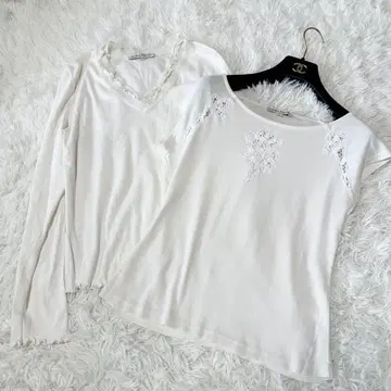 LAURA ASHLEY 로라 애슐리 티셔츠 2세트 M사이즈