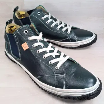 스핑글 무브 27.5cm 그린 가죽 스니커즈 A532