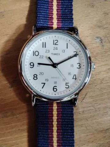 Timex 위켄더 indiglo 새상품급 중고