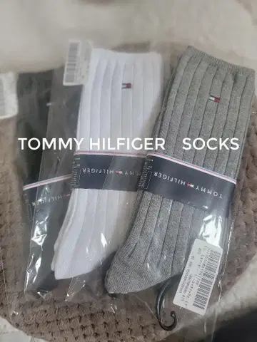 [미사용 새상품] TOMMY HILFIGER 삭스 3족 세트