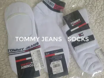 [미사용 새상품] TOMMY JEANS 화이트 삭스 3족 세트