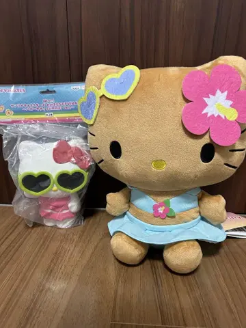 [새상품] 헬로키티 봉제 인형 SOFVIMATES 2세트 산리오