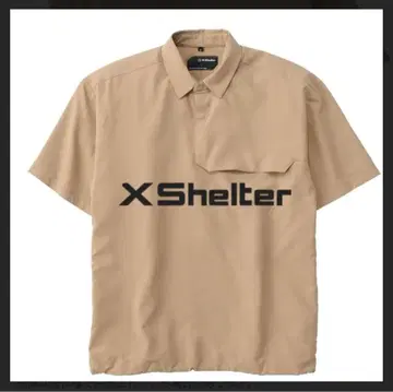 XShleter 베이지 피케 셔츠 사이즈 LL