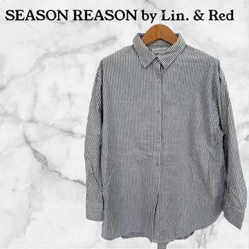 [ SEASON REASON ] 스트라이프 셔츠 심플 빅 사이즈