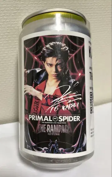 PRIMAL SPIDER 사인 포함 캔 타케치 카이세이 람페
