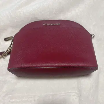 MICHAEL KORS 버건디 숄더백