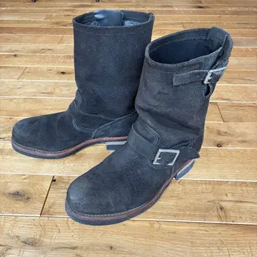 RED WING BEAMS 8274 블랙 스웨이드 8D 엔지니어 부츠