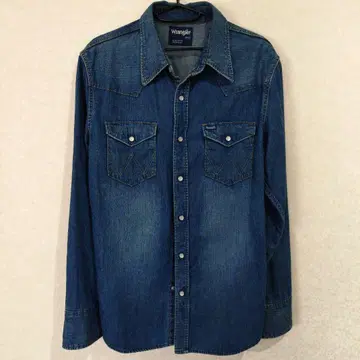 Wrangler 긴팔 데님 셔츠 L 사이즈