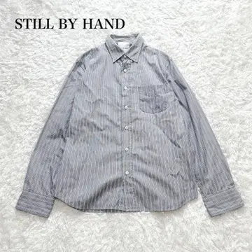 STILL BY HAND 스틸 바이 핸드 스트라이프 셔츠 사이즈 46