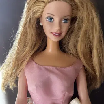 바비 인형 플라워 자수 원피스 스커트