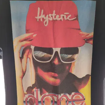 Hysteric 그래픽 T셔츠 블랙