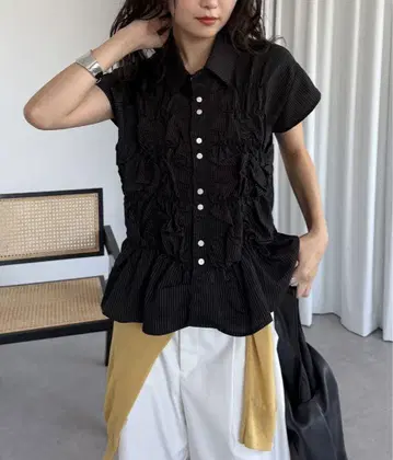 gather design blouse / 개더 디자인 블라우스