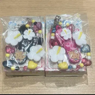 산리오 토코나츠 바케이션 시크릿 스트랩 키티 키티 블랙